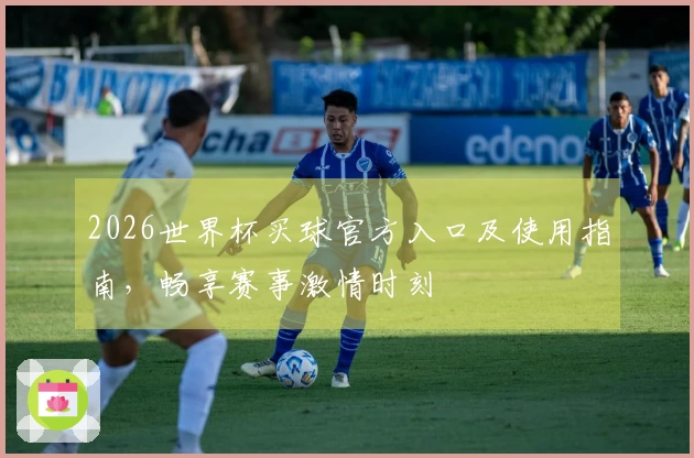 2026世界杯买球官方入口及使用指南，畅享赛事激情时刻